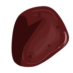 Beef liver illustration,vector beef cut