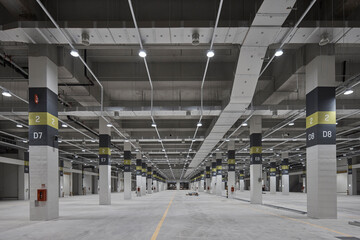 underground parking garage