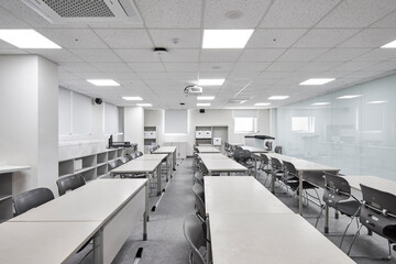 conference room with chairs