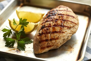 a perfectly grilled chicken breast