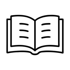 open book vector illustration