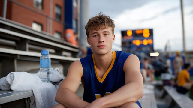 Teen Athlete Reflects on Close Game Loss in Sports Jersey