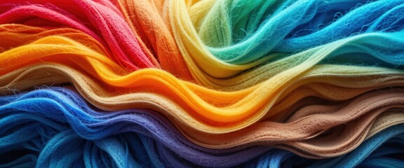 Colorful fabric textures providing vibrant backgrounds for computer screens