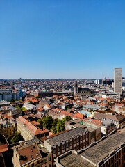 Fototapeta premium aerial view of Brussels 