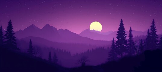A_twilight_purple_gradient background.