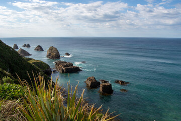 Scenic Coastal View with Rocky Formations