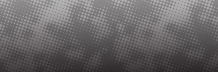 Halftone Square Pixels Pattern. Faded Shade Background. Grid Gradation BG. Black Screentone Diffuse Background. Overlay Texture