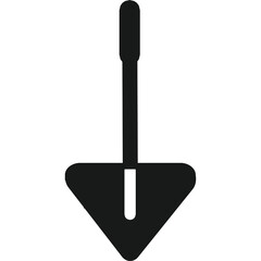 Compact Camping Shovel Icon for Outdoor Survival and Digging Tasks