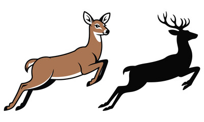 deer vector illustration