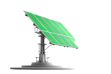 Solar panel array on a tracking mount