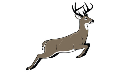deer silhouette vector