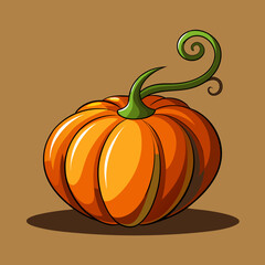 vector illustration of a pumpkin