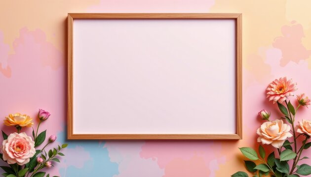 an pastel themed lgbt pride background with subtle rainbow hues, featuring a framed layout, for official statements.