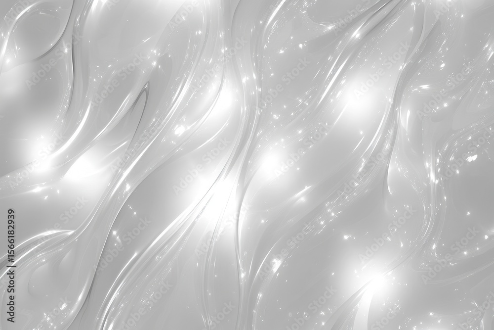 Poster shiny light abstract background with seamless flowing patterns for modern design applications, shiny