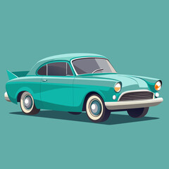 retro car vector