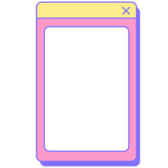 Pastel UI/UX Design Elements and Frames