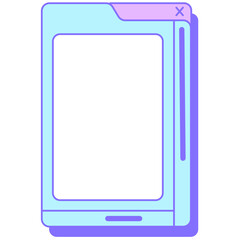 Pastel UI/UX Design Elements and Frames