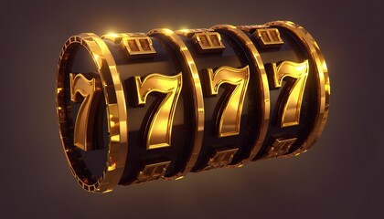 3d slot machine with 777 in casino vibes
