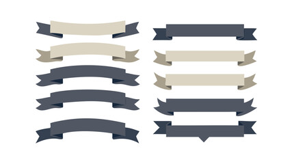 Downloadable vector ribbons banners graphics design elements for decoration use