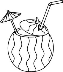 illustration of a glass of juice