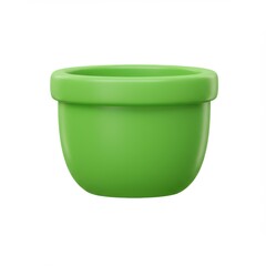 Bright Green Flower Pot for Home Decor and Gardening