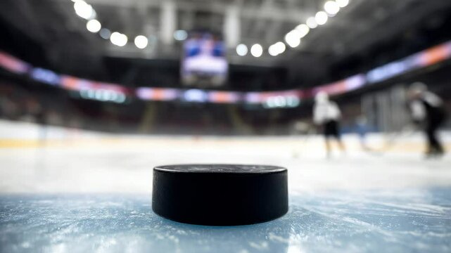 Exciting hockey match showcasing intense gameplay and skilled athletes in a well-lit arena during the championship finals