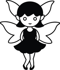 little angel with a heart