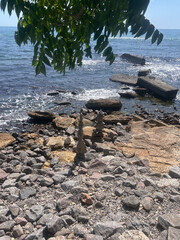 Coastal Seascape with Rocky Seabed - Relaxing Ocean Video