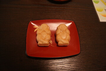 愛らしい蛙型最中の手作り和菓子セット