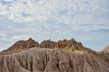 sand dunes in the desert. Mountain in the desert