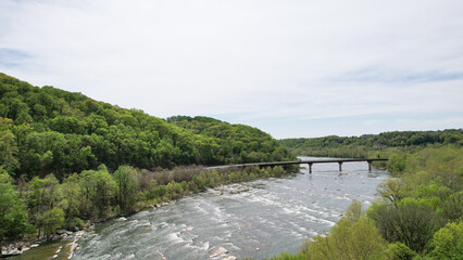 Harpers Ferry is the convergence point of Shenandoah River and Potomac River