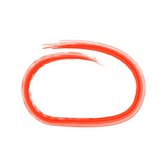 Highlight hand drawing different circles