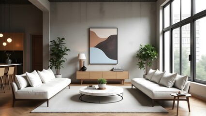 Modern Living Room Furniture and Decor