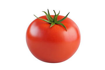 Fresh red tomato vegetable food ingredient cooking culinary diet nutrition healthy eating isolated on transparent background