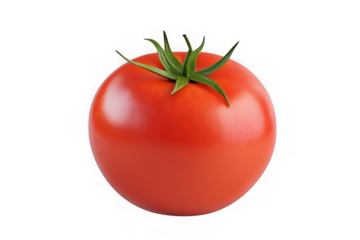 Fresh red tomato vegetable food ingredient cooking culinary diet nutrition healthy eating isolated on transparent background