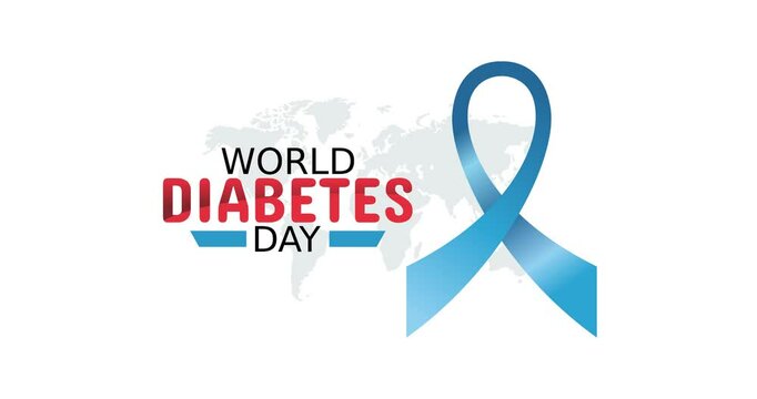 world diabetes day motion video, ideal for world diabetes day celebration