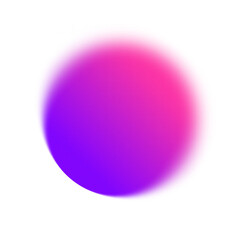 Obraz premium Blurred pink and purple gradient circle illustration with noise and grainy texture