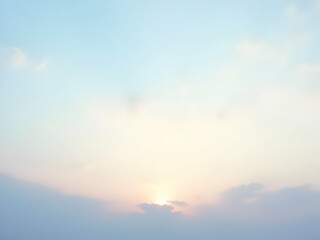 Soft Pastel Sky Sunrise Background Subtle Light Blue Pink Yellow Hues Tranquil Serene Atmosphere Calm Peaceful Mood Gentle Cloudscape