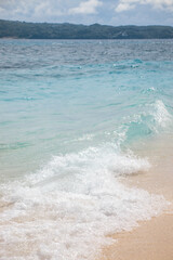 waves on the beach