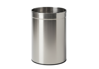 Stainless Steel Waste Container: Commercial & Industrial Trash Receptacle