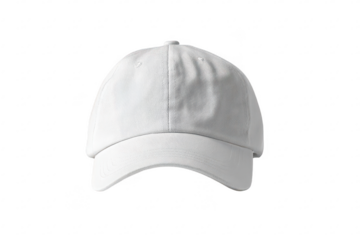 Blank white baseball cap (10)