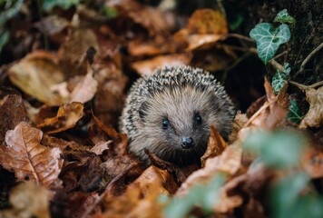 Fototapeta premium hedgehog in the forest