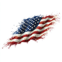 american flag grunge