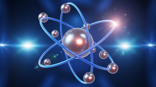 Atomic Structure Model 3d