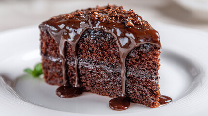 chocolate cake with chocolate