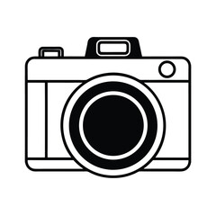 Professional Photography Camera Icon, DSLR, Digital Camera, Photography Equipment, Image Capture