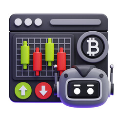 Cryptocurrency Trading Dashboard Icon