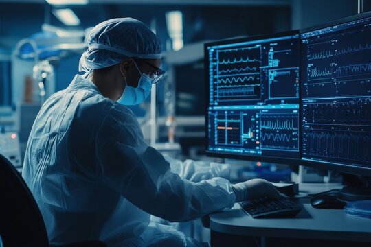 Data processing enhancing surgical procedures in an advanced operating room environment, data processing over surgeons during operation - Powered by Adobe