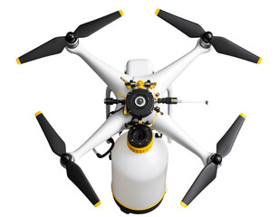  Drone Spraying System, isolated on transparent background.