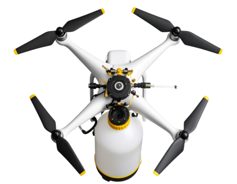  Drone Spraying System, isolated on transparent background.